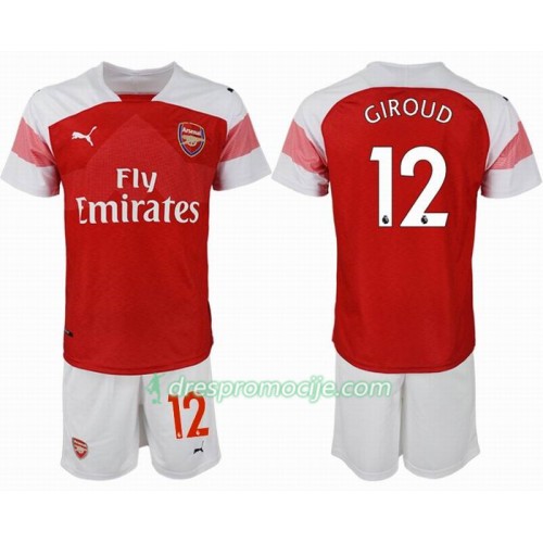 Arsenal Dres GIROUD 12 Dječji Domaći 2018/19 Kratkih Rukava Arsenal Dres GIROUD 12 Dječji Domaći 2018/19 Kratkih Rukava